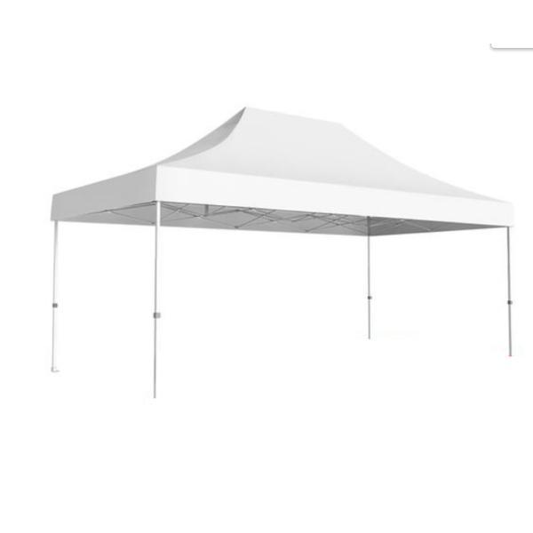 Pavilion pliabil Professional Aluminiu 50 mm, fara ferestre, PVC 620 gr /m&sup2;, alb, ignifug, 4x4 m - Corturi24