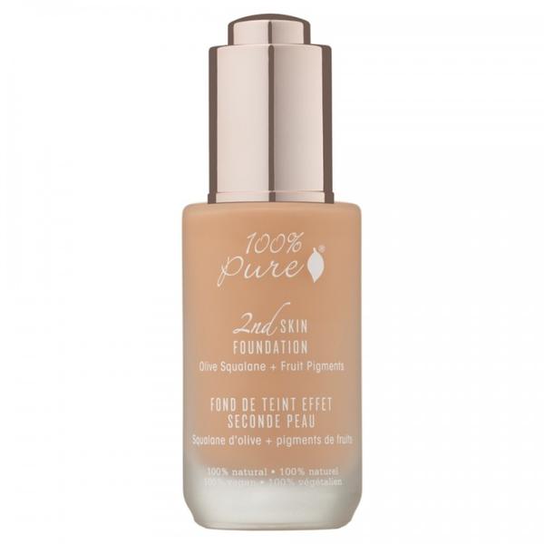 Fond de Ten Serum cu Efect 2nd Skin 100 Percent Pure Cosmetics 35 ml, nuanta nr 3 Golden Peach