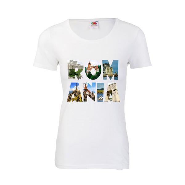 Tricou dama personalizat Romania, L