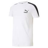 Tricou barbati Puma Iconic T7 59986902, XS, Alb