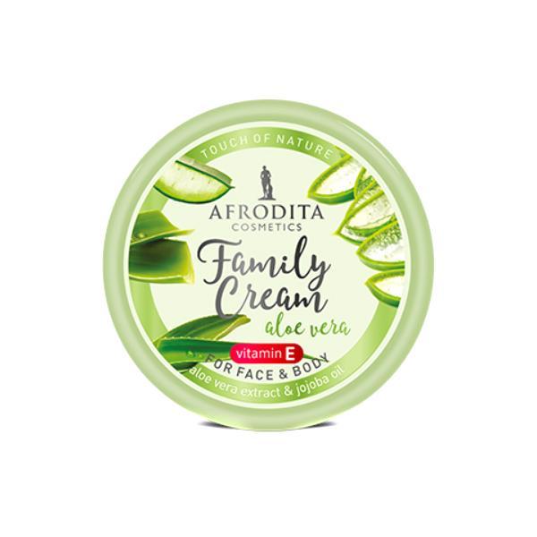 SHORT LIFE - Crema cu Aloe Vera pentru Fata si Corp Family Cream Cosmetica Afrodita, 150ml