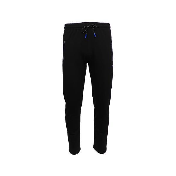 Pantaloni trening barbati Univers Fashion, 2 buzunare laterale si un buzunar la spate cu fermoare, culoare neagra, regular fit, M