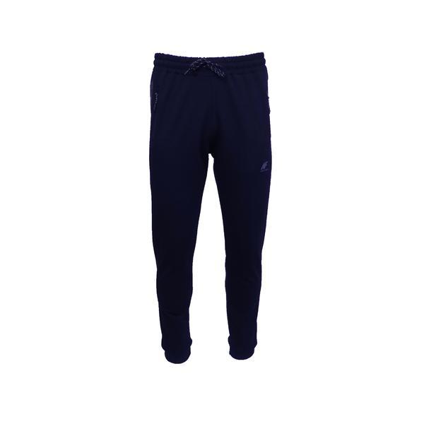 Pantaloni trening barbati, 2 buzunare laterale cu fermoare, culoare albastru, regular fit, M