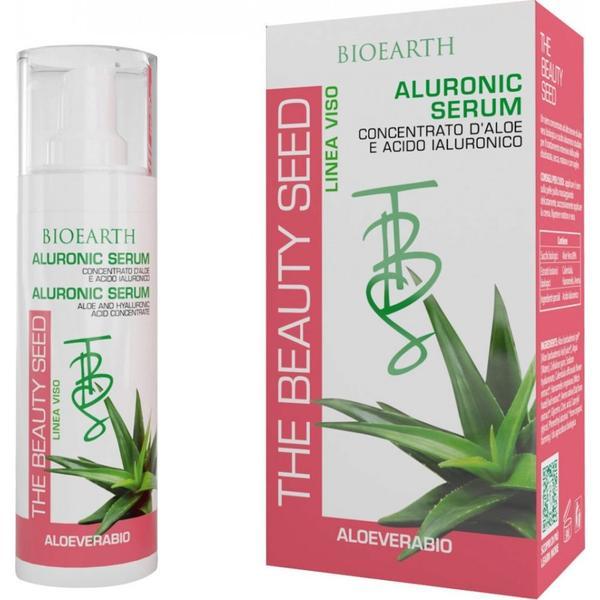 SHORT LIFE - Aluronic Serum Aloe cu Acid Hialuronic Bioearth, 30 ml