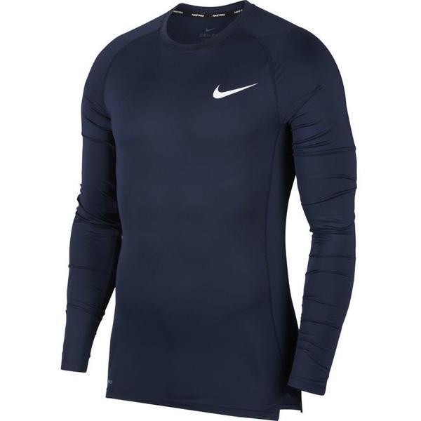 Bluza barbati Nike Pro Men's Tight-Fit Long-Sleeve BV5588-452, S, Albastru