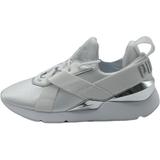 Pantofi sport femei Puma Muse X3 Metallic 37513102, 40, Alb