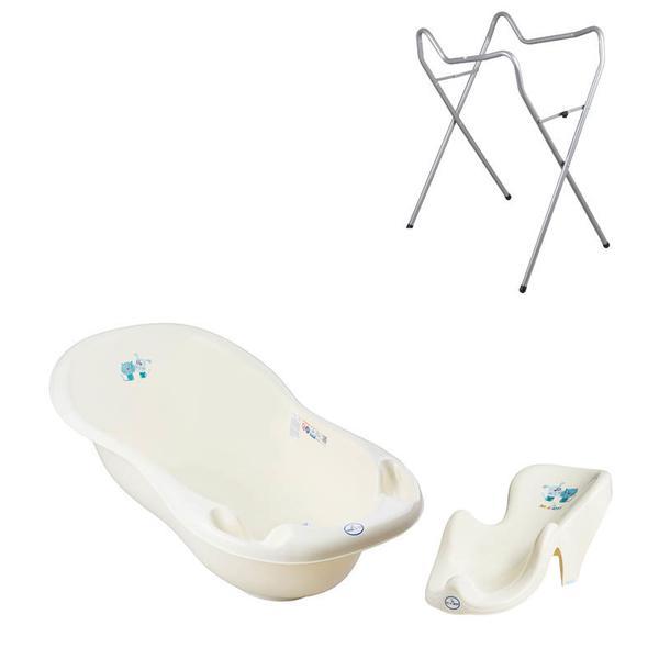 Set pachet cadita galben pal PK 102 cm + suport anatomic si suport universal