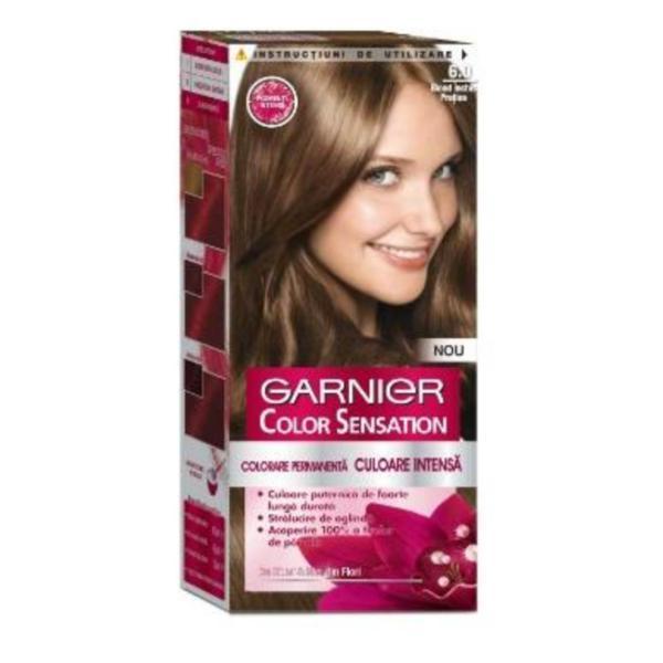 Vopsea de păr Garnier Color Sensation 6.0 Blond Închis Preţios, 110 ml