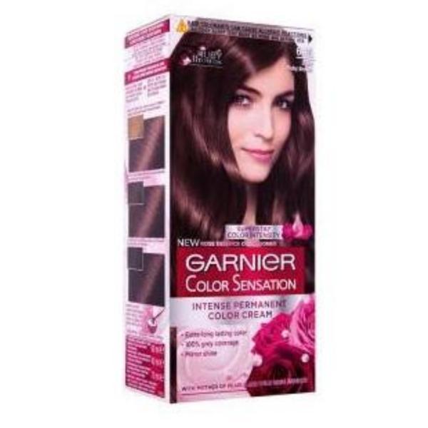 Vopsea de păr Garnier Color Sensation 6.15 Şaten Deschis Mocca, 110 ml