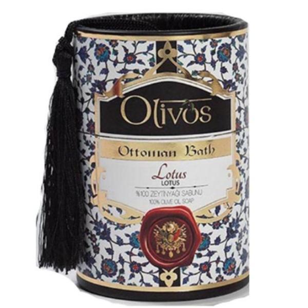 Sapun de lux Otoman Lotus cu ulei de masline extravirgin Olivos 2x100g