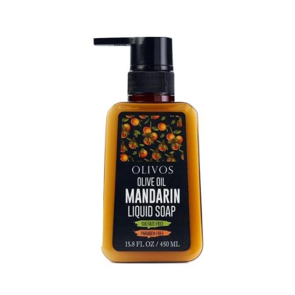 Sapun lichid cu ulei de masline si mandarina Olivos 450ml