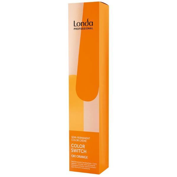 SHORT LIFE - Vopsea Semi-Permanenta - Londa Professional Color Switch Semi-Permanent Color Creme, OK! Orange, 80ml