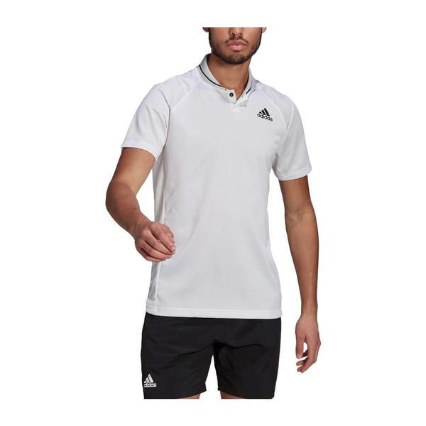 Tricou barbati adidas Club Rib Tennis Polo GL5456, M, Alb