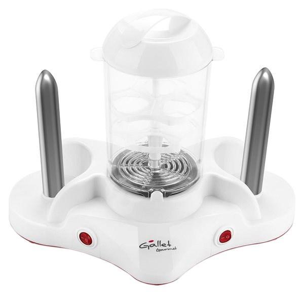 Aparat de preparat Hot Dog GALLET Gourmet MAH502, 380 W, 2 tepuse, accesorii pentru oua