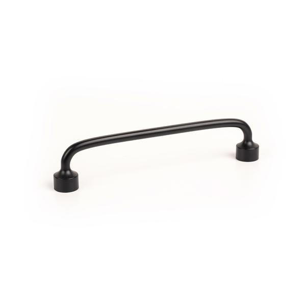 Maner pentru mobilier Floid, finisaj negru mat, L:143,6 mm - Viefe