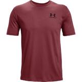 Tricou barbati Under Armour Sportstyle Left Chest SS 1326799-652, XL, Rosu