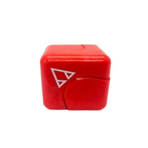 Jucarie anti-stres Fidget Cube spinner, 3x3x3 cm, rosu, Shop Like A Pro