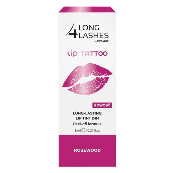 SHORT LIFE - Tatuaj Nepermanent pentru Buze Oceanic Long 4 Lashes, Rosewood, 8ml