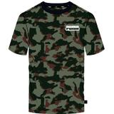 Tricou barbati Puma Camo 53150070, S, Verde