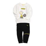 Trening copii Puma X PEANUTS Minicats 58695302, 81-86 cm, Alb