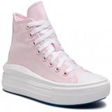 Tenisi femei Converse Chuck Taylor All Star Move Hi 570260C, 35, Roz