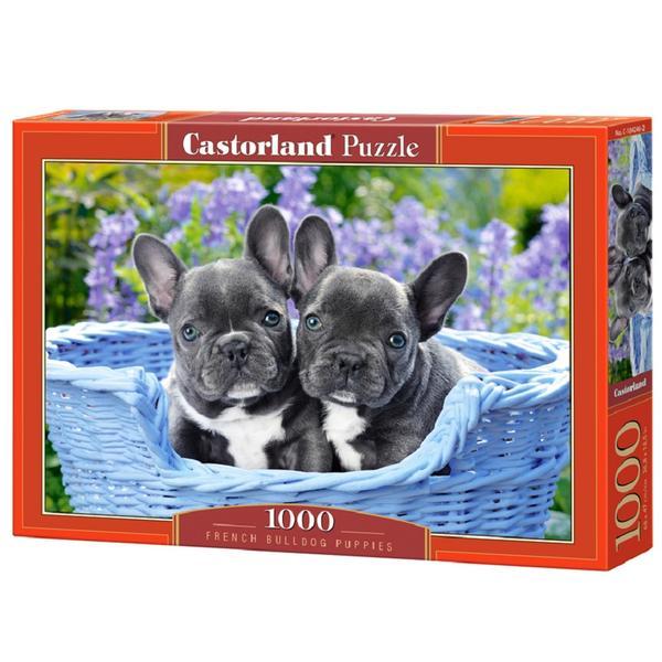Puzzle 1000 castorland - french bulldog puppies