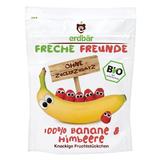 Banane si zmeura crocante bio fara gluten Erdbar 16g 