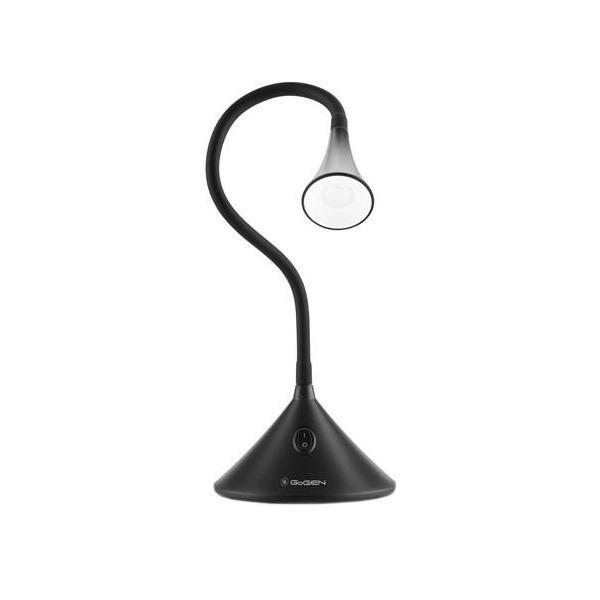 Lampa de masa GoGEN LL88B, 3.2W, gat flexibil, culoare neagra, clasa energetică A ++