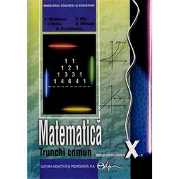 Matematica Cls 10 Tc - C. Nastasescu, C. Nita, I. Chitescu, D. Mihalca, editura Didactica Si Pedagogica