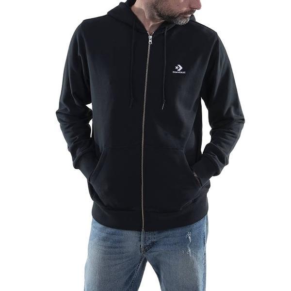 Hanorac barbati Converse EMB FZ HOODIE FT 10020341-001, L, Negru