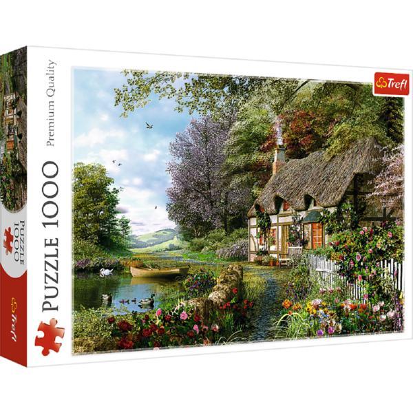 Puzzle 1000 trefl casuta de pe lac