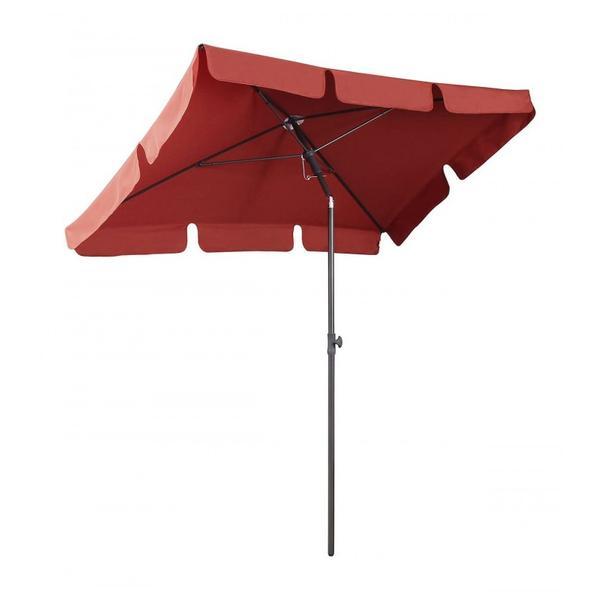Umbrela soare patrata, UV50+, Rosu, 200 &times; 125 cm - Caerus Capital
