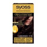 Vopsea de par, Syoss Oleo Intense, nuanta 4-86 Saten Ciocolatiu, 115 ml