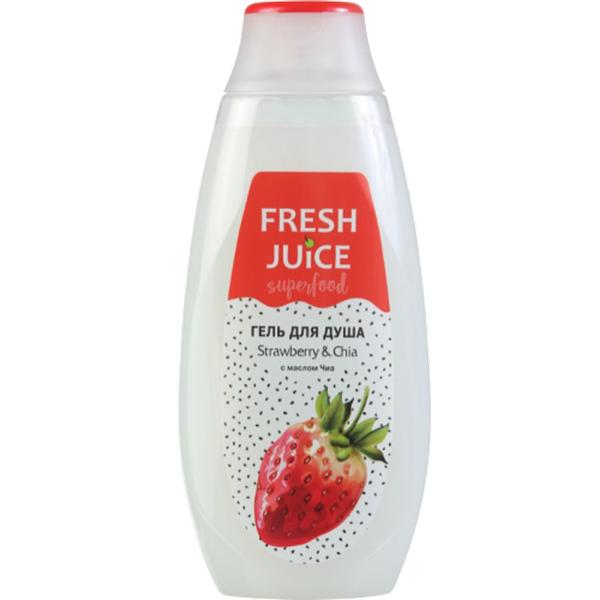 Gel de Dus Capsuni si Chia Fresh Juice, 400 ml