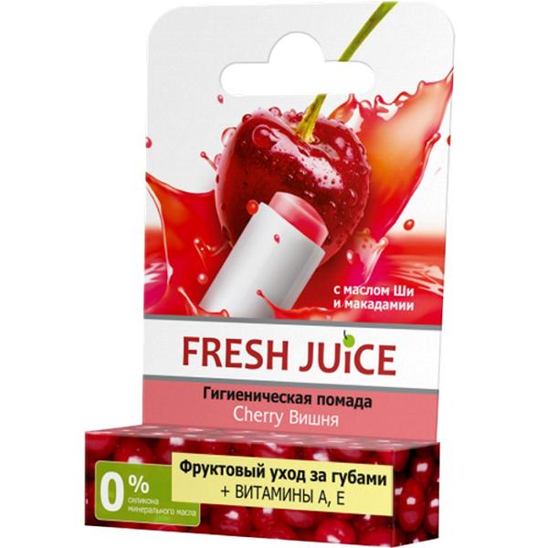 Balsam de Buze cu Aroma de Visine si Vitaminele A si E Fresh Juice, 3.6 g