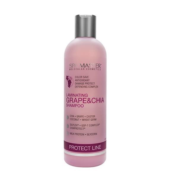 Sampon laminant pentru protejarea parului cu struguri si chia Spa Master SM200, 330ml