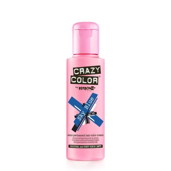 Vopsea semi-permanenta Crazy Color Sky Blue - no.59, 100 ml