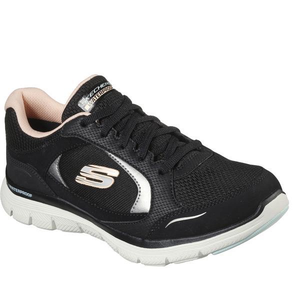 Pantofi sport femei Skechers Flex Appeal 4.0 149299/BKLP, 37, Negru