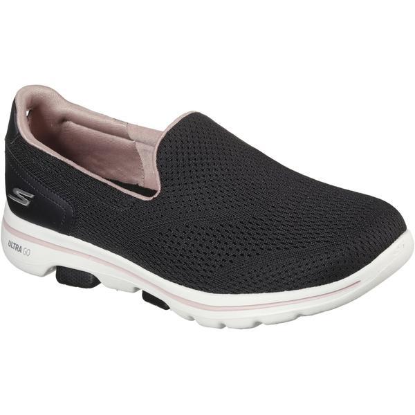 Pantofi sport femei Skechers GOwalk 5Ocean Sparkle 124244/BKLP, 37, Negru