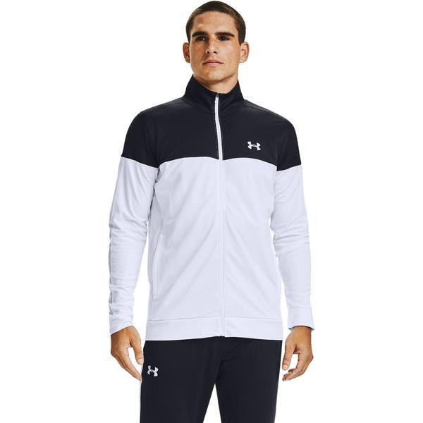 Jacheta barbati Under Armour Sportstyle Pique 1313204-006, XS, Alb