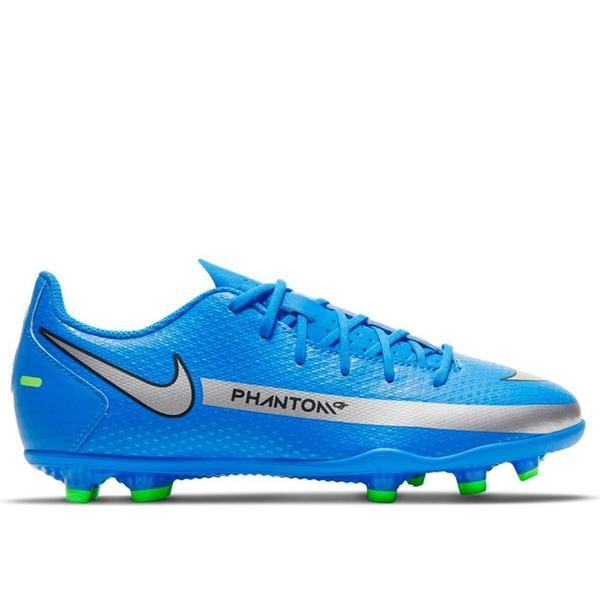 Ghete de fotbal copii Nike Phantom GT Club FG / MG Jr CK8479-400, 35.5, Albastru