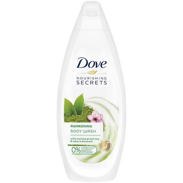 Gel de dus, Dove, Awakening Ritual with Matcha Green Tea &amp; Sakura Blossom, 250 ml