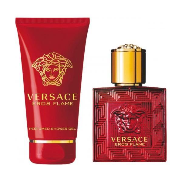 Set Apa de Parfum 30ml + Gel De Dus 50ml - Versace: Eros Flame