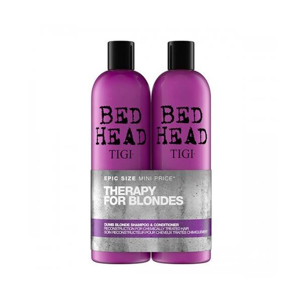 Set cadou Tigi Bed Head Dumb Blonde Duo Șampon si Balsam 2x750ml