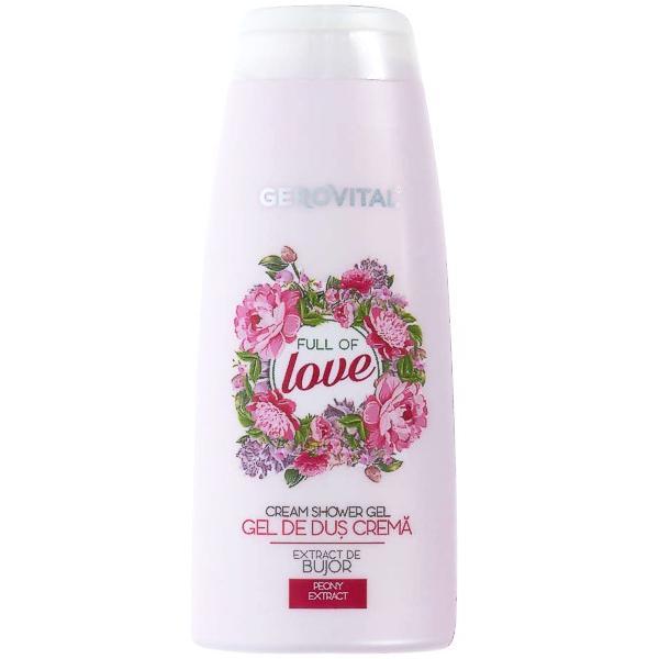 SHORT LIFE - Gel de Dus Crema - Gerovital Cream Shower Gel - Full of Love, 400ml