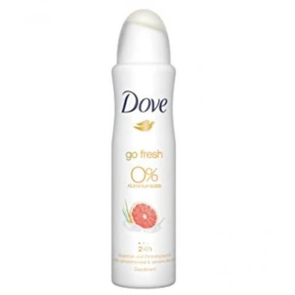 Deodorant antiperspirant spray, Dove, Go Fresh, Grapefruit, 48 h, 150 ml
