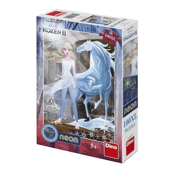 Puzzle Neon XL - Frozen II - Calul de gheata - 100 piese