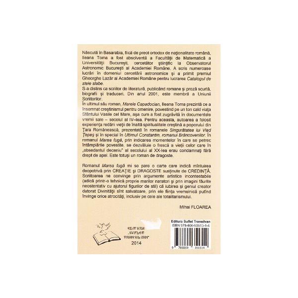 Marea Fuga - Ileana Toma, editura Suflet Transilvan