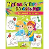 Marea carte de colorat impreuna cu cei mici, editura Pegas