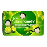 Drajeuri fara zahar VitaminCandy cu Vitamina C, extract de ceai verde si gust de lime, 18 g, 15drajeuri